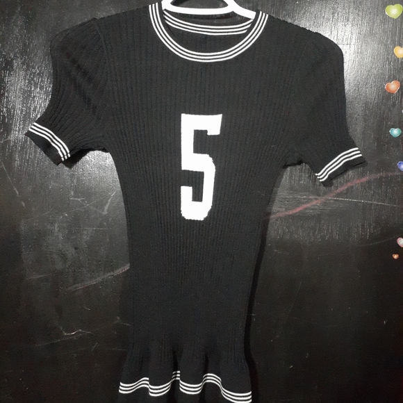 Chanel No5 silk knit Jersey style t-shirt - Picture 6 of 8